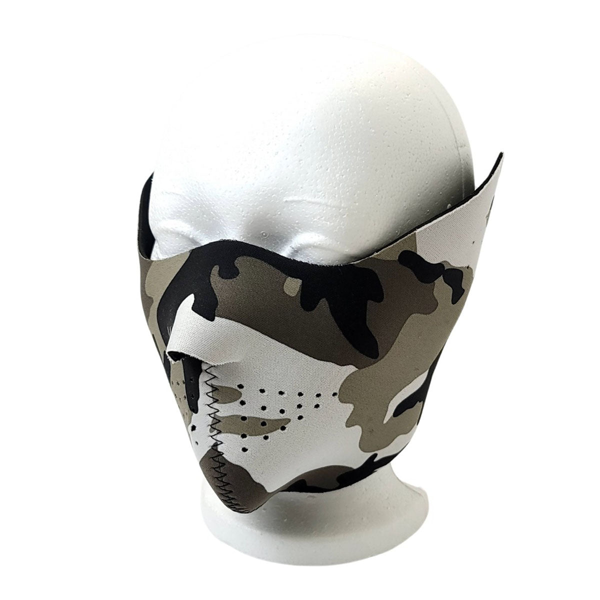 Face Mask - Half Cover, City Camo, Reversible