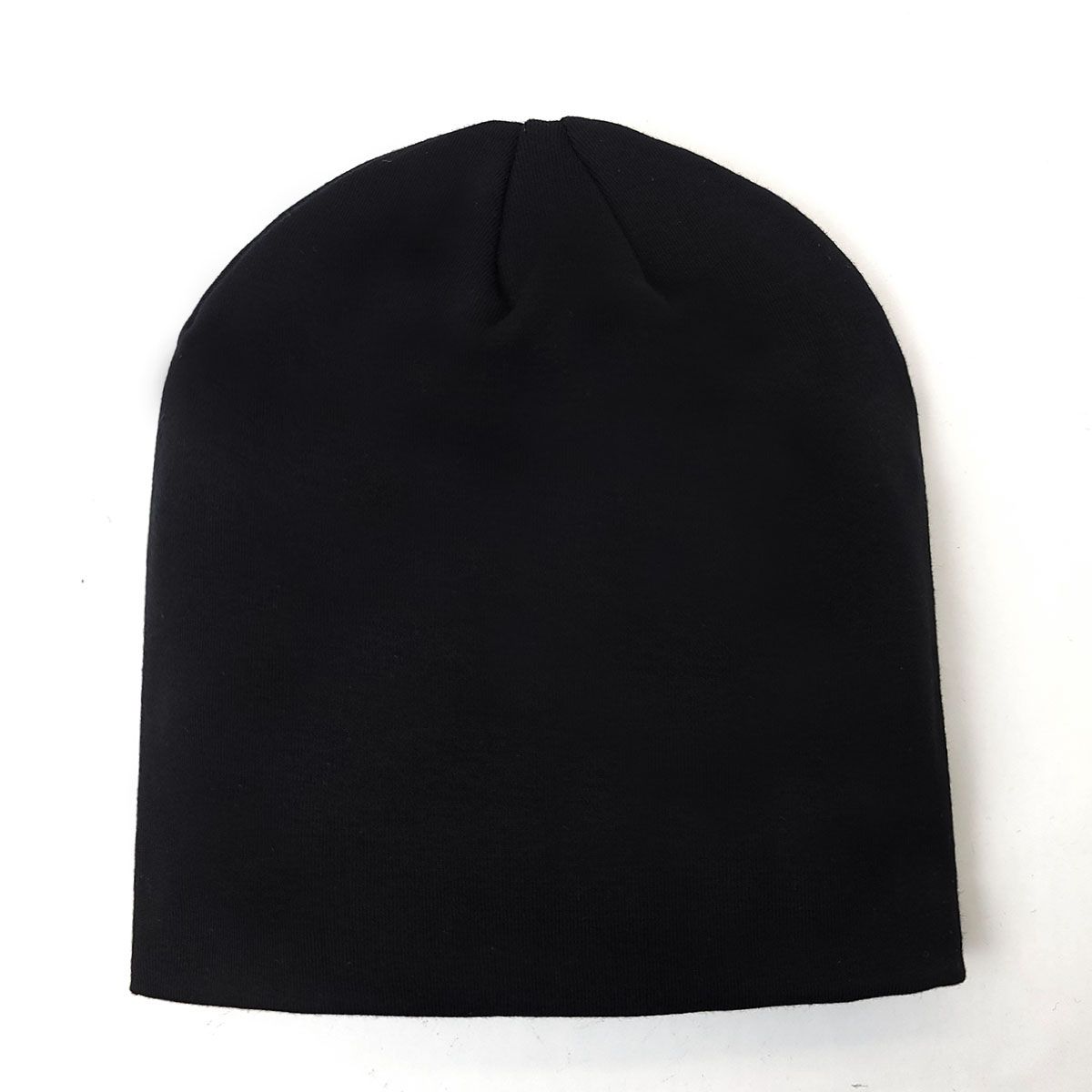 Spandex Beanie - Multi-Coloured, No Cuff Black OSFA