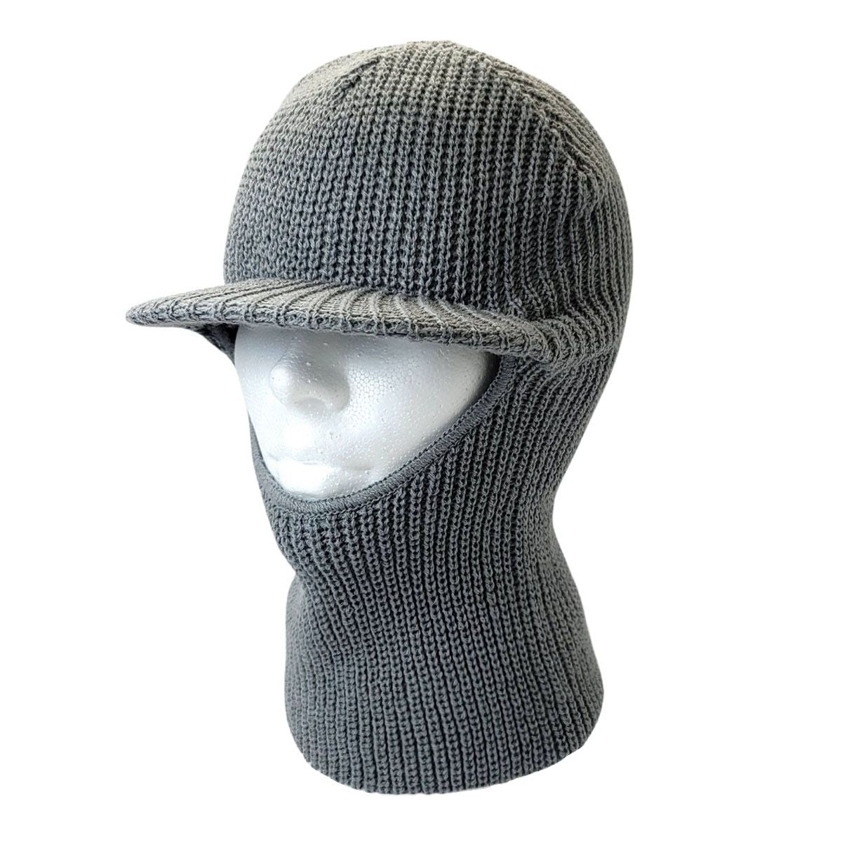 1 Hole Balaclava with Visor, JF1V, Grey