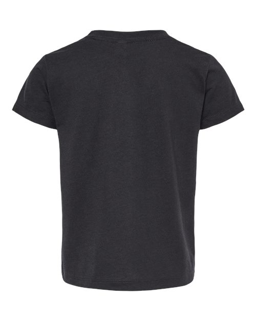 BELLA + CANVAS 3413T, Toddler Triblend Tee, Solid Black Triblend