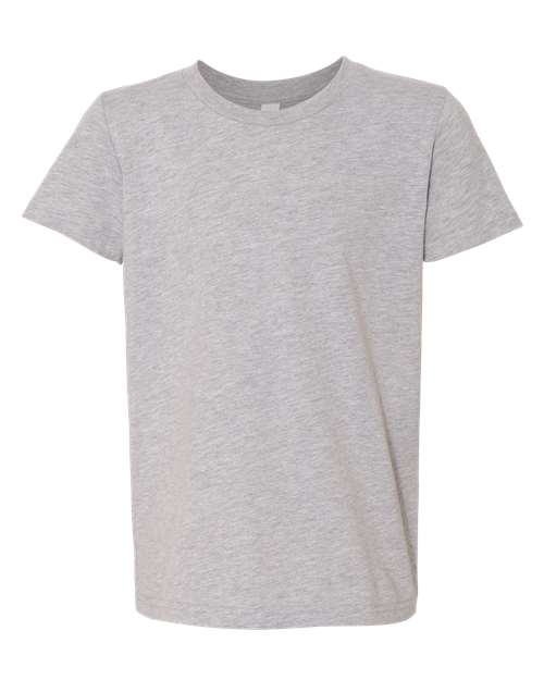 BELLA + CANVAS 3001YCVC, Youth Cvc Jersey Tee, Athletic Heather