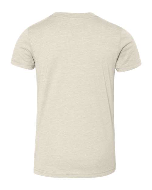 BELLA + CANVAS 3001YCVC, Youth Cvc Jersey Tee, Heather Dust