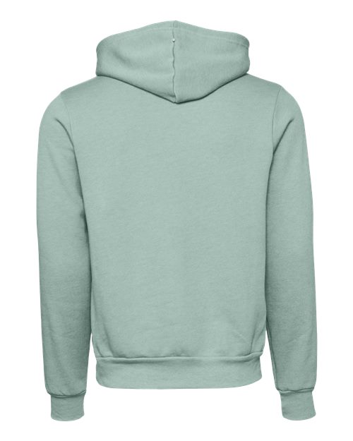 BELLA + CANVAS 3719, Unisex Sponge Fleece Hoodie Sweatshirt, Dusty Blue