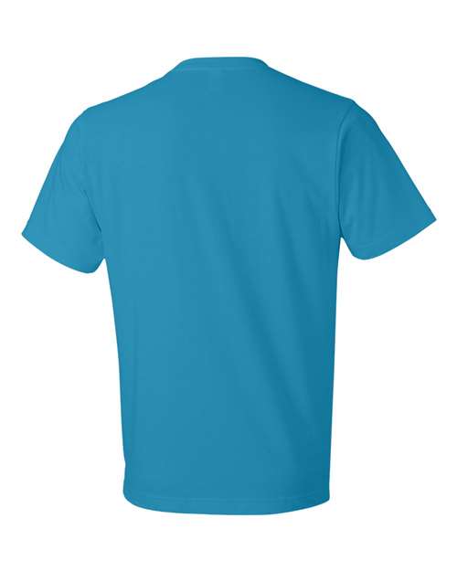 Gildan 980, Unisex Softstyle Lightweight T-shirt, Caribbean Blue