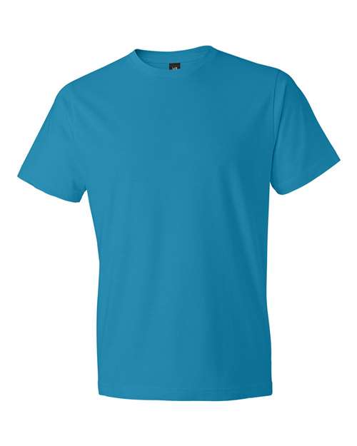 Gildan 980, Unisex Softstyle Lightweight T-shirt, Caribbean Blue