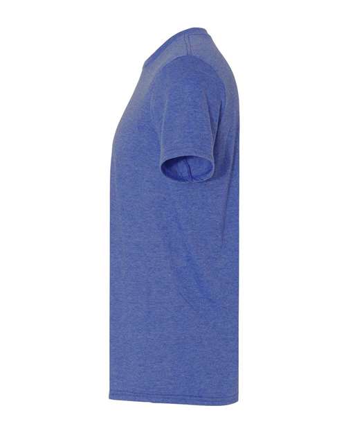 Gildan 980, Unisex Softstyle Lightweight T-shirt, Heather Blue
