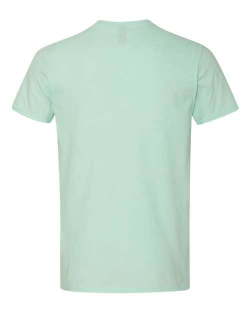 Gildan 980, Unisex Softstyle Lightweight T-shirt, Teal Ice