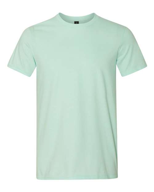 Gildan 980, Unisex Softstyle Lightweight T-shirt, Teal Ice