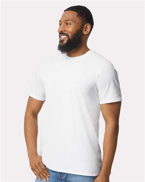 Gildan 980, Unisex Softstyle Lightweight T-shirt, White