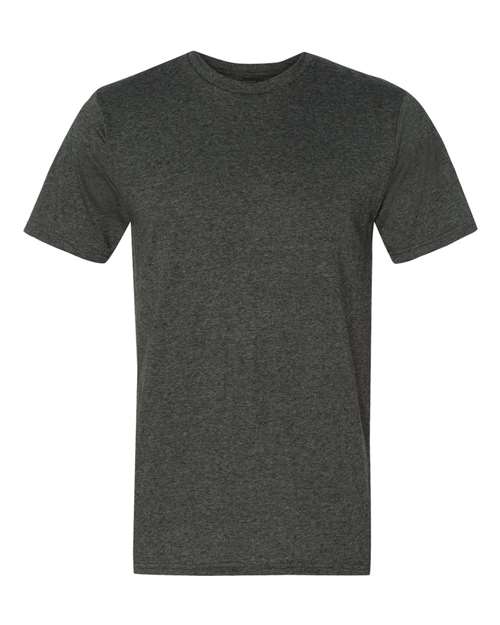 Gildan 980, Unisex Softstyle Lightweight T-shirt, Heather Dark Grey