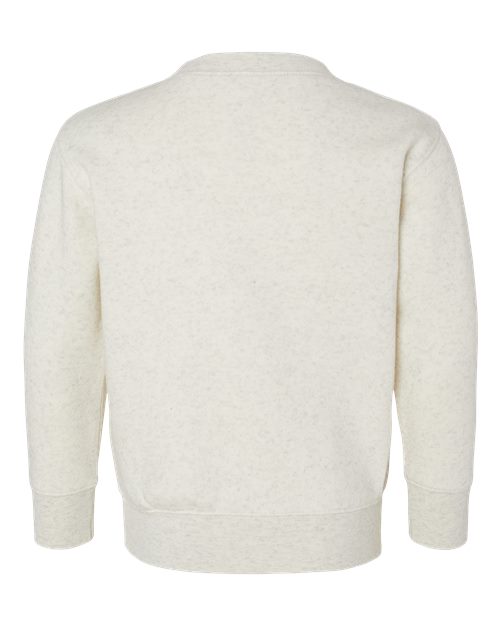 Rabbit Skins 3317, Toddler Fleece Crewneck Sweatshirt, Natural Heather
