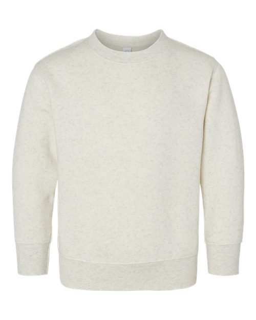 Rabbit Skins 3317, Toddler Fleece Crewneck Sweatshirt, Natural Heather