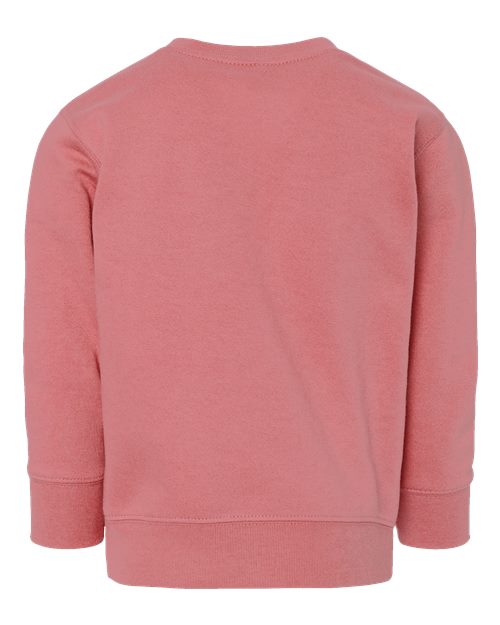Rabbit Skins 3317, Toddler Fleece Crewneck Sweatshirt, Mauvelous