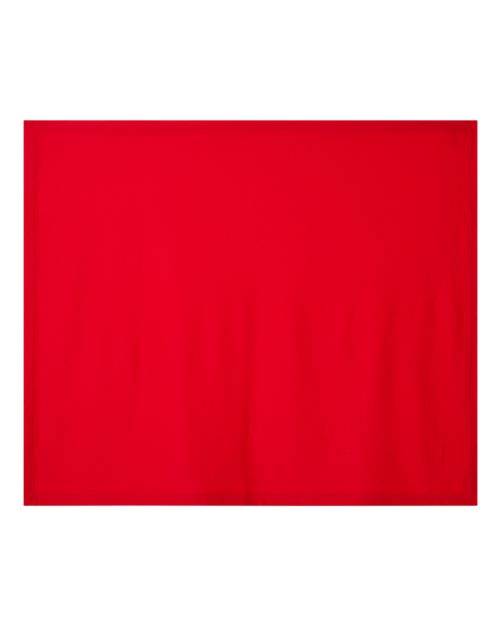 Gildan 18900, Heavy Blend Fleece Stadium Blanket, Red
