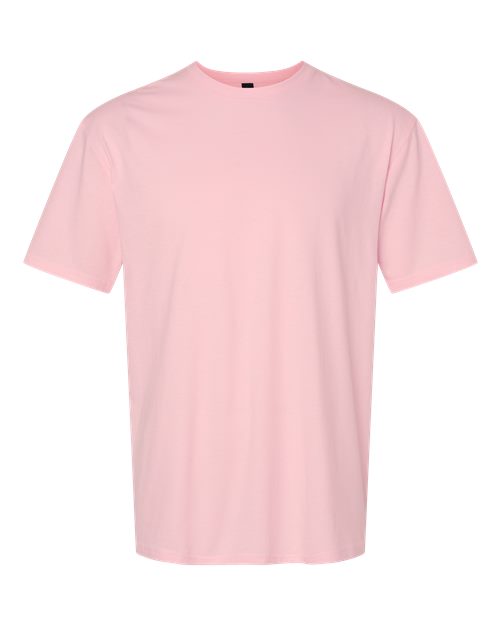 Gildan 64000, Unisex Softstyle T-shirt, Light Pink