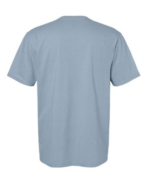 Gildan 64000, Unisex Softstyle T-shirt, Stone Blue