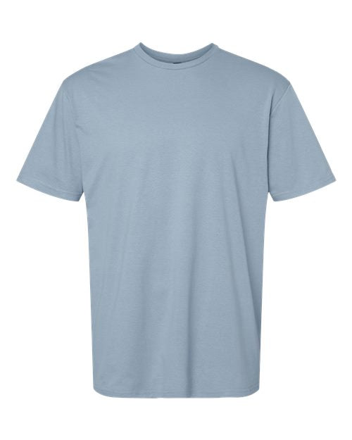 Gildan 64000, Unisex Softstyle T-shirt, Stone Blue