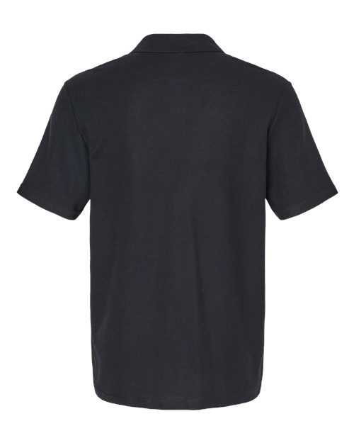 Gildan 64800, Unisex Softstyle Pique Polo, Black