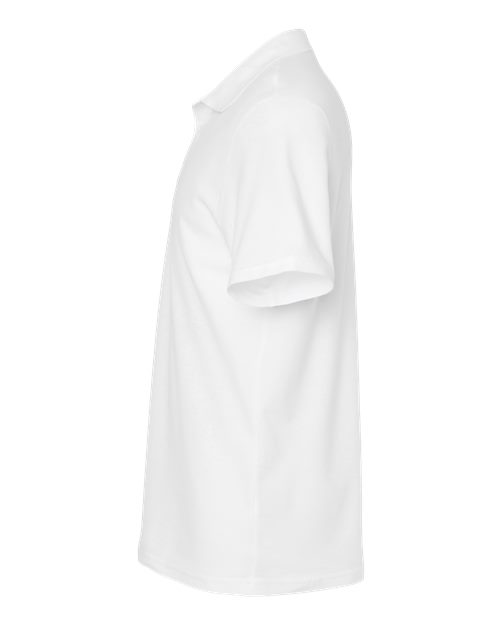 Gildan 64800, Unisex Softstyle Pique Polo, White