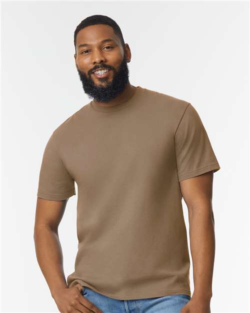 Unisex Softstyle® Midweight T-Shirt - Brown Savana - - 11191 - Toronto Screen Printing- Color