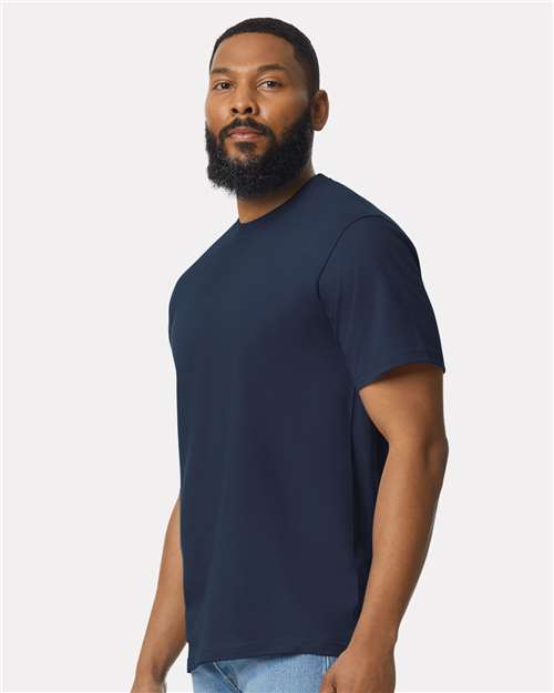 Gildan 65000, Unisex Softstyle Midweight T-shirt, Navy