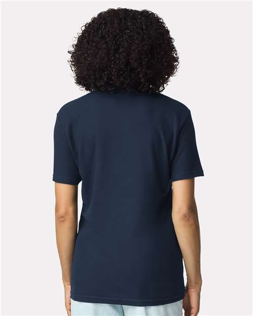Gildan 64800L, Women's Softstyle Pique Polo, Navy