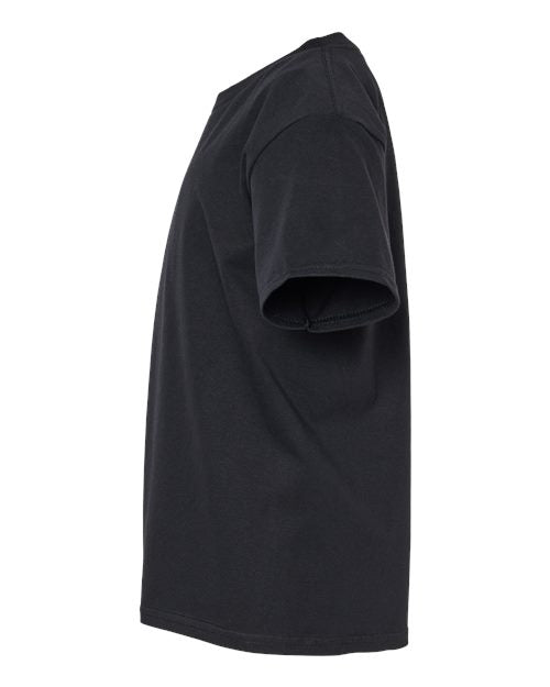 Gildan 65000B, Youth Softstyle Midweight T-shirt, Pitch Black
