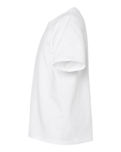 Gildan 65000B, Youth Softstyle Midweight T-shirt, White