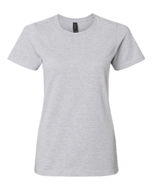 Gildan 65000L, Women's Softstyle Midweight T-shirt, Sport Grey