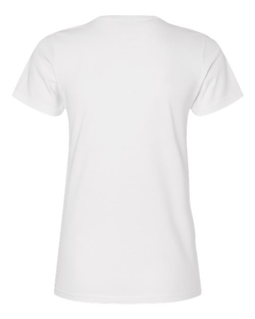 Gildan 65000L, Women's Softstyle Midweight T-shirt, White