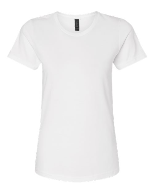 Gildan 65000L, Women's Softstyle Midweight T-shirt, White