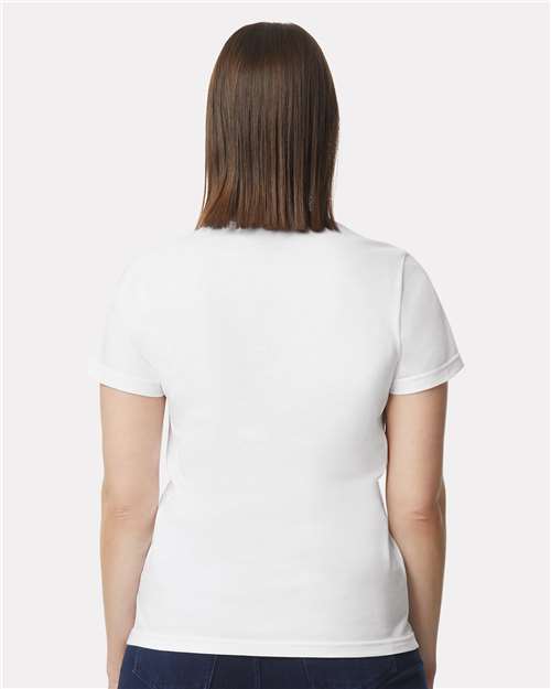 Gildan 65000L, Women's Softstyle Midweight T-shirt, White
