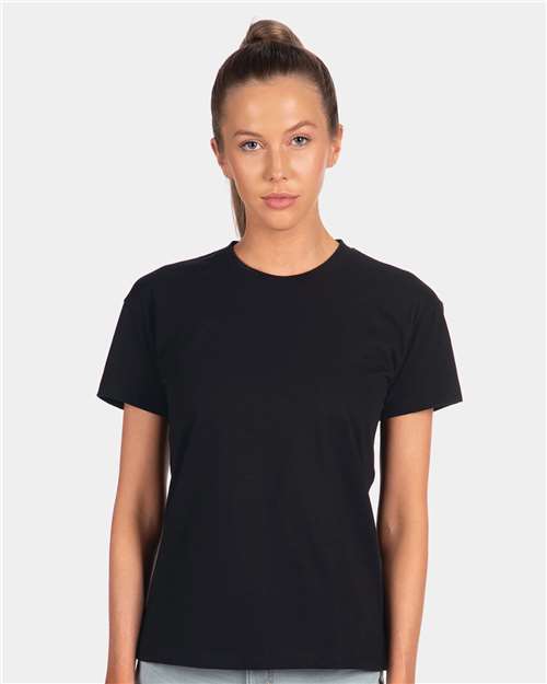 Next Level 3910, Women's Cotton Relaxed Tee, Black