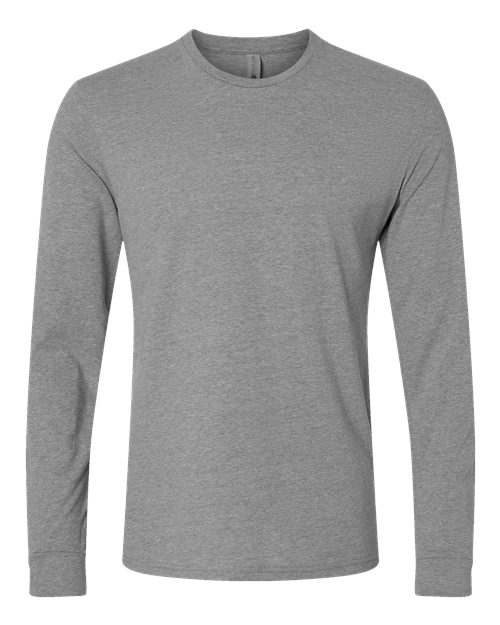 Next Level 6211, Unisex Cvc Long Sleeve Tee, Dark Heather Grey