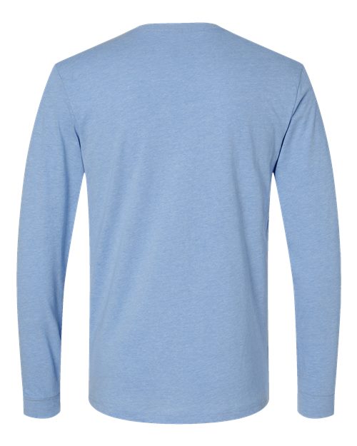 Next Level 6211, Unisex Cvc Long Sleeve Tee, Heather Columbia Blue