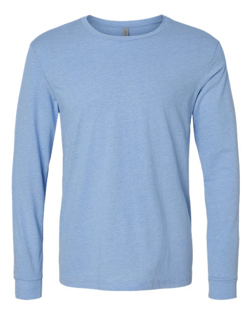 Next Level 6211, Unisex Cvc Long Sleeve Tee, Heather Columbia Blue