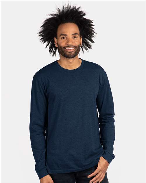 Next Level 6211, Unisex Cvc Long Sleeve Tee, Midnight Navy