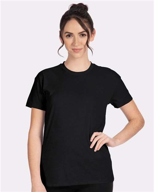 Next Level 6600, Women's Cvc Relaxed Tee, Black