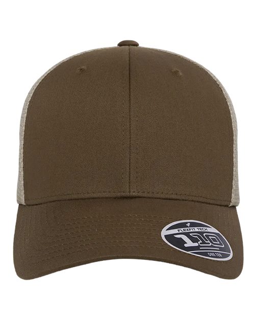 Flexfit 110M, 110 Mesh-back Cap, Coyote Brown/ Khaki