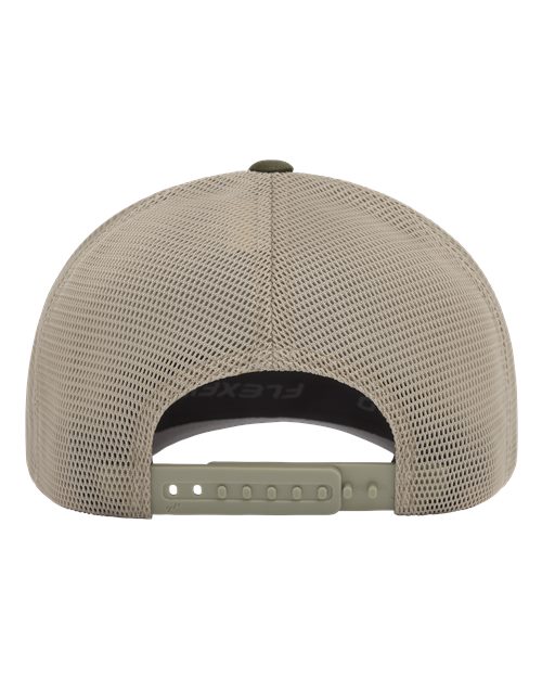 Flexfit 110M, 110 Mesh-back Cap, Olive/ Khaki