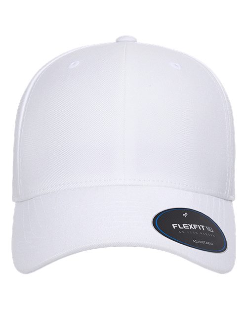 Flexfit 6110NU, Nu Adjustable Cap, White