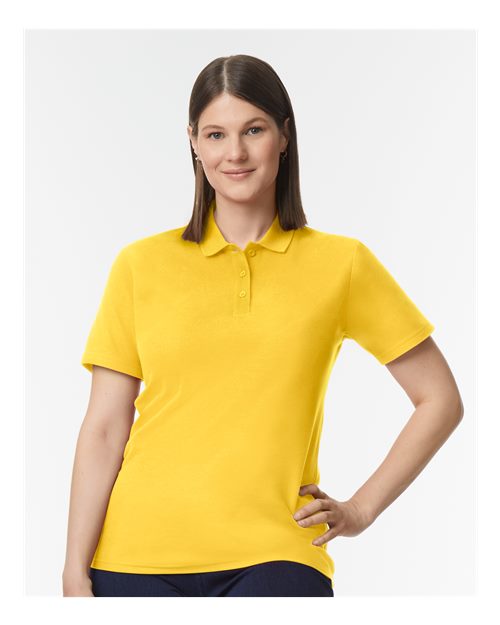 Gildan 64800L, Women's Softstyle Pique Polo, Daisy