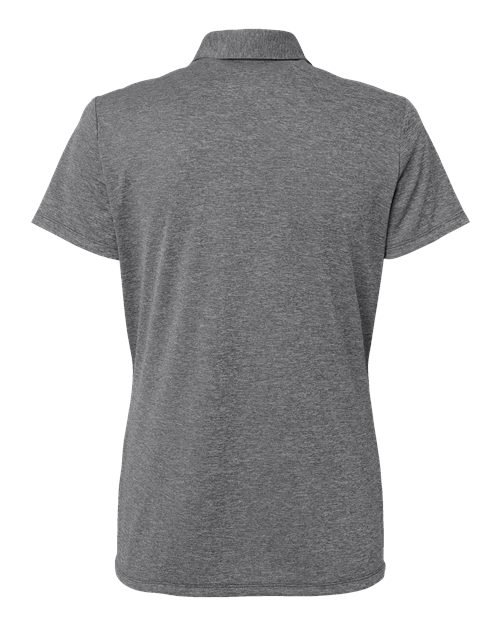 Adidas A583, Women's Heathered Polo, Black Melange