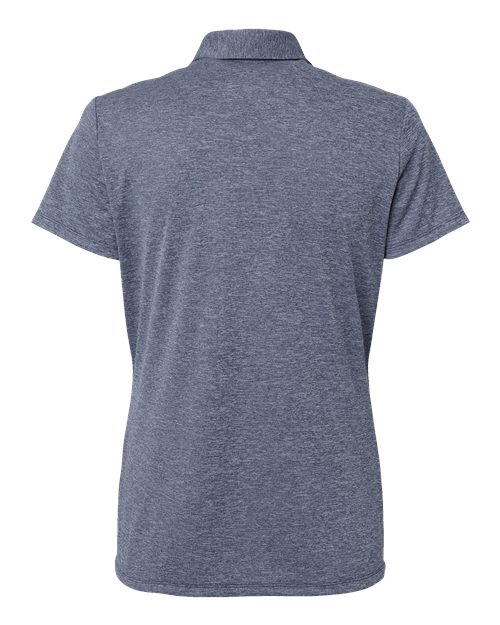 Adidas A583, Women's Heathered Polo, Collegiate Navy Melange