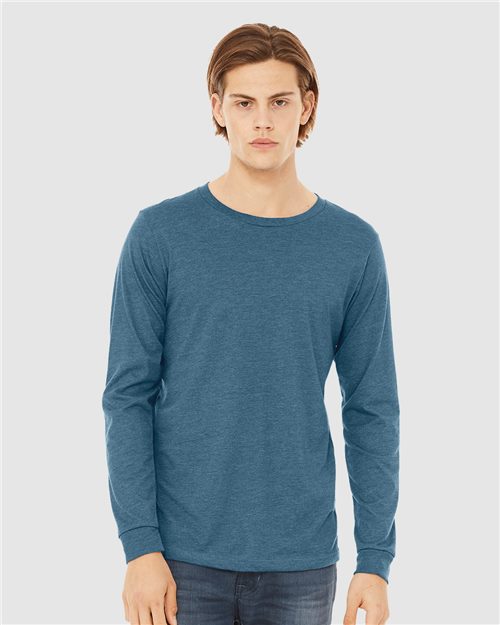 Heather CVC Long Sleeve Tee - - 10629 - Toronto Screen Printing- Color