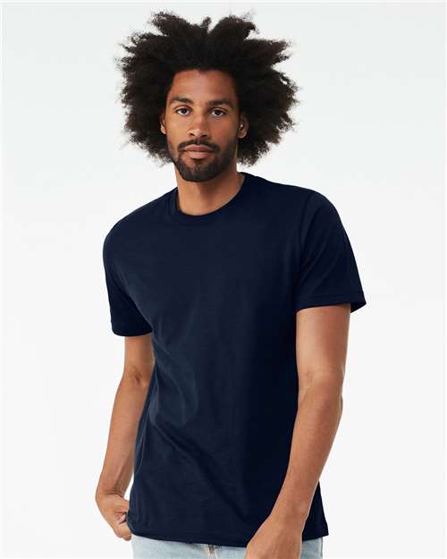 BELLA + CANVAS 3001CVC, Cvc Jersey Tee, Solid Navy Blend