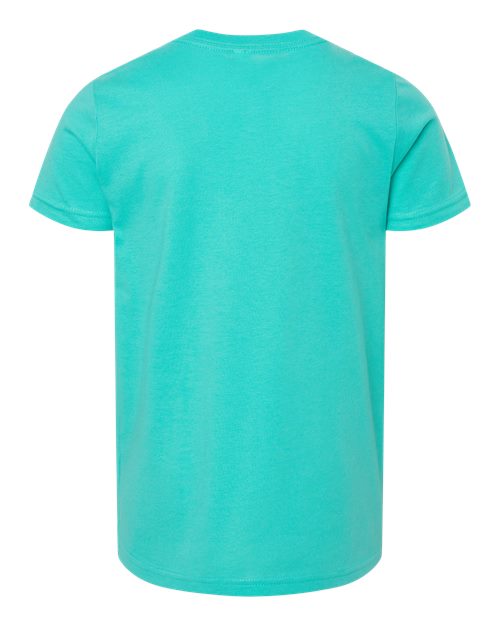 BELLA + CANVAS 3001Y, Youth Jersey Tee, Teal