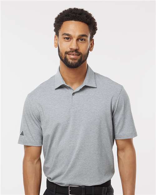Adidas A590, Men's Blended Polo, Grey Three Melange
