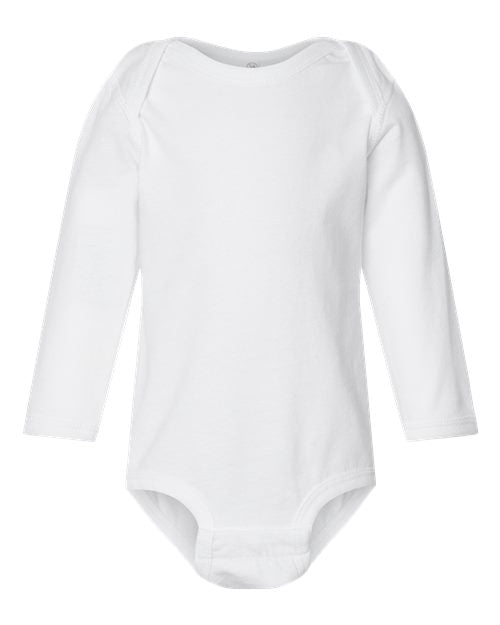 Infant Fine Jersey Long Sleeve Bodysuit - - 11662 White 08138 4-4.9 oz 4421 Cotton Cotton - Ringspun Explore Resort & Gift Explore Resort & Gift Gift Shops Explore Resort & Gift Shops Spring & Summer Fitted Infants / Toddlers Long Sleeves New Onesies Rabbit Skins Socially Conscious Manufacturing Summer Style Guide 2024 - Chasing the Sun Sustainable Styles T-Shirts - Long Sleeve Tear Away Tops