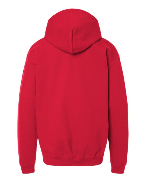 Gildan SF500B, Youth Softstyle Midweight Hooded Sweatshirt, Red